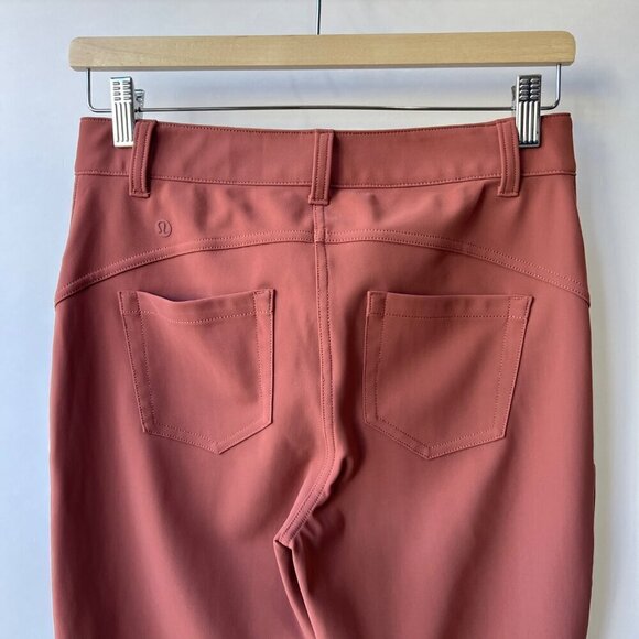 Lululemon City Sleek 5 pockets skinny pants, Dark terracotta, Size 28 H50 - Picture 9 of 11